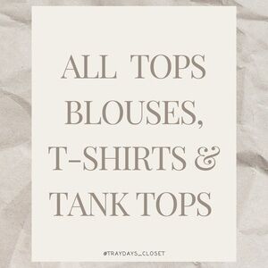 T-SHIRTS, BLOUSES & MORE
